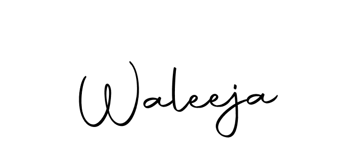 Make a beautiful signature design for name Waleeja. With this signature (Autography-DOLnW) style, you can create a handwritten signature for free. Waleeja signature style 10 images and pictures png