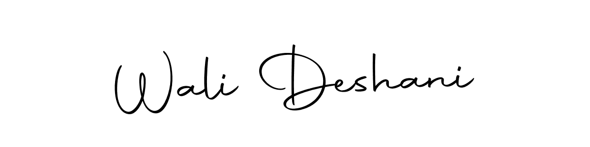 Here are the top 10 professional signature styles for the name Wali Deshani. These are the best autograph styles you can use for your name. Wali Deshani signature style 10 images and pictures png