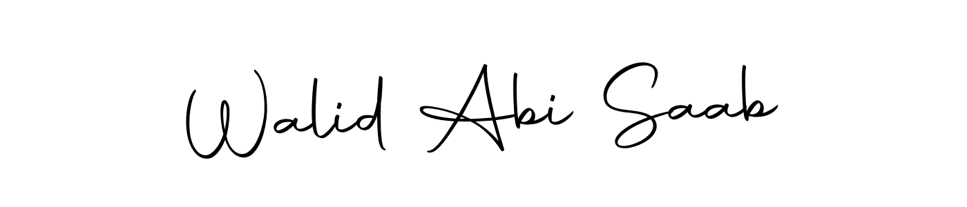 Walid Abi Saab stylish signature style. Best Handwritten Sign (Autography-DOLnW) for my name. Handwritten Signature Collection Ideas for my name Walid Abi Saab. Walid Abi Saab signature style 10 images and pictures png