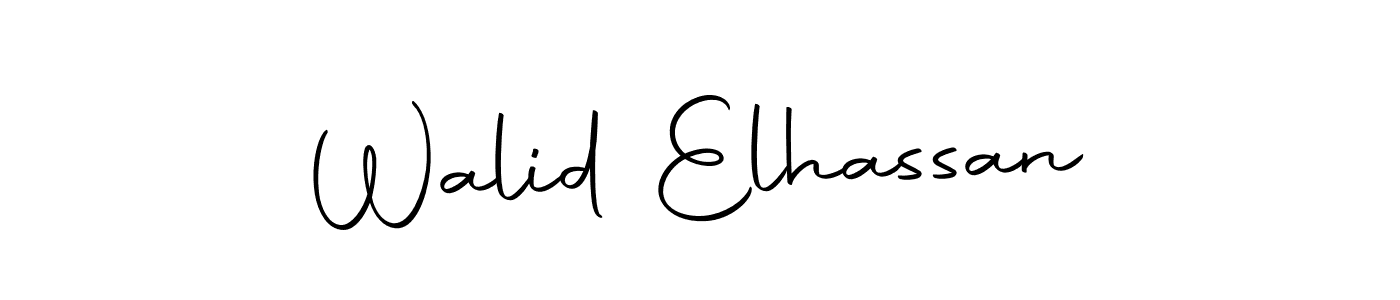 Also we have Walid Elhassan name is the best signature style. Create professional handwritten signature collection using Autography-DOLnW autograph style. Walid Elhassan signature style 10 images and pictures png