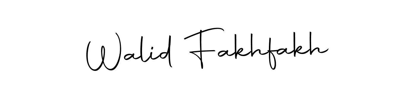 Make a beautiful signature design for name Walid Fakhfakh. With this signature (Autography-DOLnW) style, you can create a handwritten signature for free. Walid Fakhfakh signature style 10 images and pictures png
