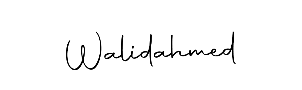 Make a beautiful signature design for name Walidahmed. With this signature (Autography-DOLnW) style, you can create a handwritten signature for free. Walidahmed signature style 10 images and pictures png