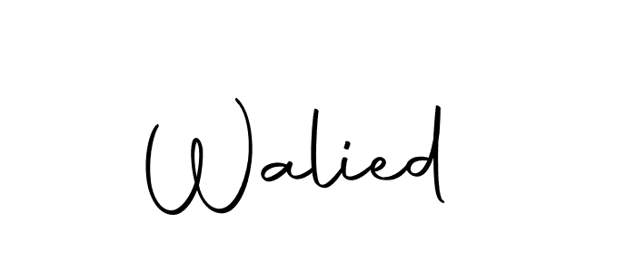if you are searching for the best signature style for your name Walied . so please give up your signature search. here we have designed multiple signature styles  using Autography-DOLnW. Walied  signature style 10 images and pictures png