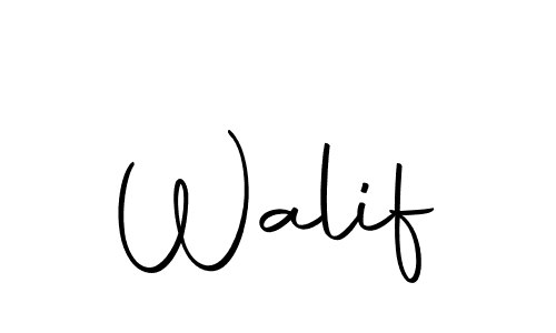 How to make Walif signature? Autography-DOLnW is a professional autograph style. Create handwritten signature for Walif name. Walif signature style 10 images and pictures png