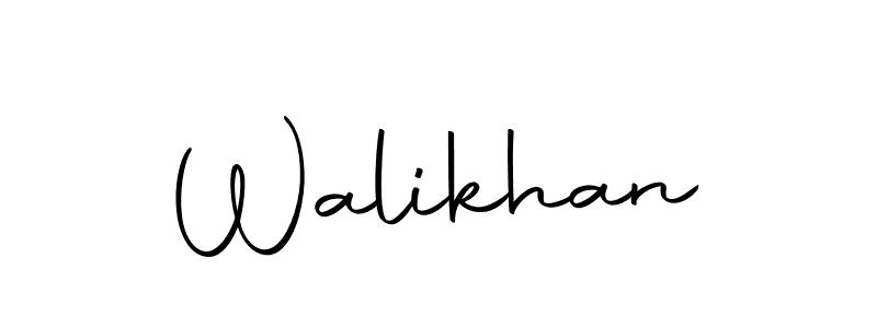How to make Walikhan name signature. Use Autography-DOLnW style for creating short signs online. This is the latest handwritten sign. Walikhan signature style 10 images and pictures png