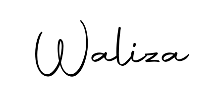 The Autography-DOLnW handwriting style adds charm and authenticity to name Waliza. A wonderful choice for personal thank-you notes. Waliza signature style 10 images and pictures png