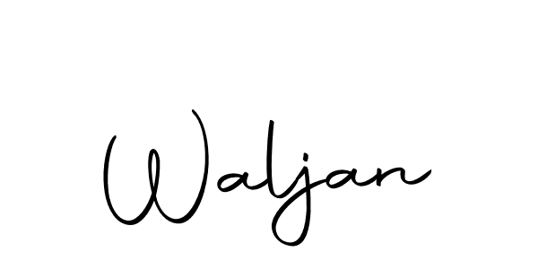 Create a beautiful signature design for name Waljan. With this signature (Autography-DOLnW) fonts, you can make a handwritten signature for free. Waljan signature style 10 images and pictures png