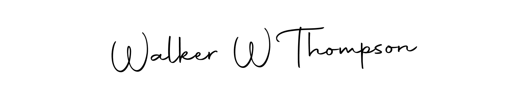 How to make Walker W Thompson name signature. Use Autography-DOLnW style for creating short signs online. This is the latest handwritten sign. Walker W Thompson signature style 10 images and pictures png