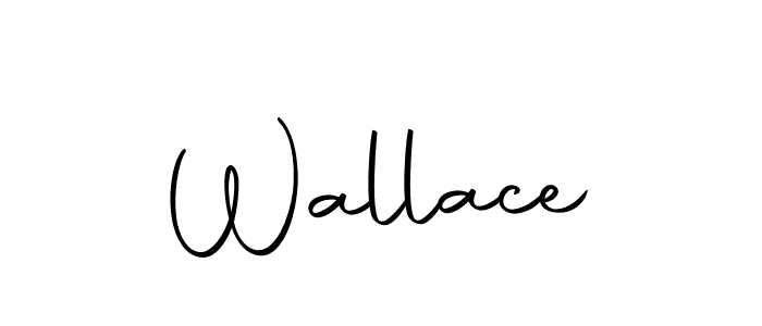 Create a beautiful signature design for name Wallace. With this signature (Autography-DOLnW) fonts, you can make a handwritten signature for free. Wallace signature style 10 images and pictures png