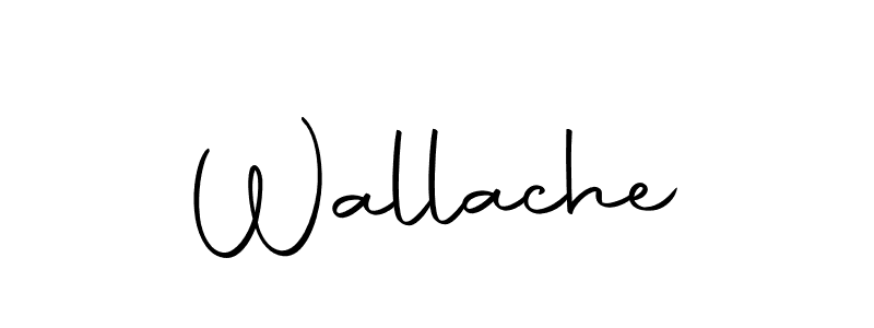 Create a beautiful signature design for name Wallache. With this signature (Autography-DOLnW) fonts, you can make a handwritten signature for free. Wallache signature style 10 images and pictures png