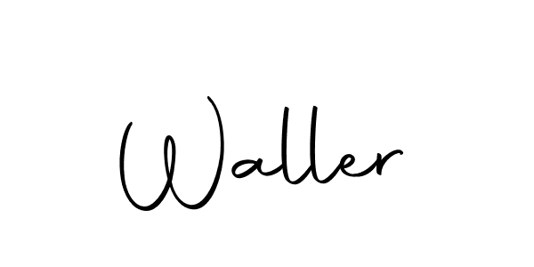 Use a signature maker to create a handwritten signature online. With this signature software, you can design (Autography-DOLnW) your own signature for name Waller. Waller signature style 10 images and pictures png