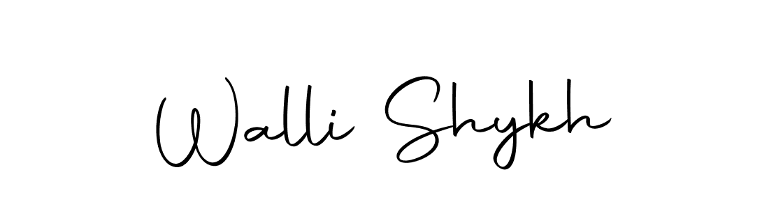 Also we have Walli Shykh name is the best signature style. Create professional handwritten signature collection using Autography-DOLnW autograph style. Walli Shykh signature style 10 images and pictures png