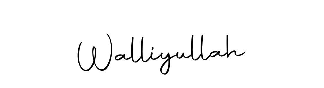 You should practise on your own different ways (Autography-DOLnW) to write your name (Walliyullah) in signature. don't let someone else do it for you. Walliyullah signature style 10 images and pictures png