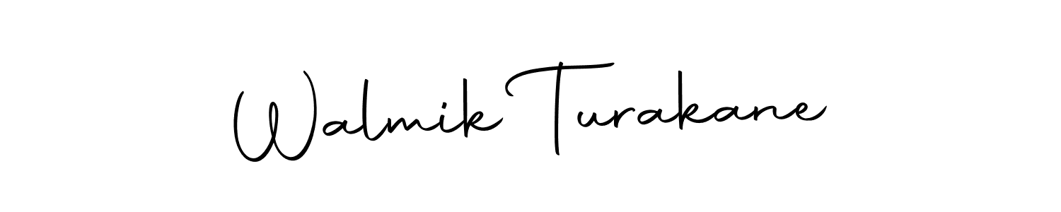 Use a signature maker to create a handwritten signature online. With this signature software, you can design (Autography-DOLnW) your own signature for name Walmik Turakane. Walmik Turakane signature style 10 images and pictures png