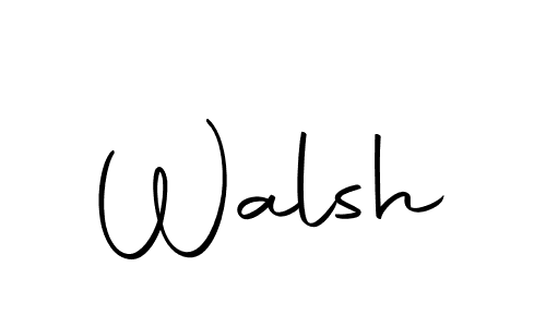 Use a signature maker to create a handwritten signature online. With this signature software, you can design (Autography-DOLnW) your own signature for name Walsh. Walsh signature style 10 images and pictures png