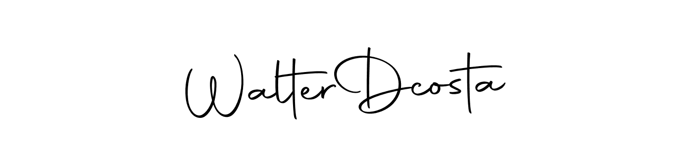 Create a beautiful signature design for name Walter  Dcosta. With this signature (Autography-DOLnW) fonts, you can make a handwritten signature for free. Walter  Dcosta signature style 10 images and pictures png