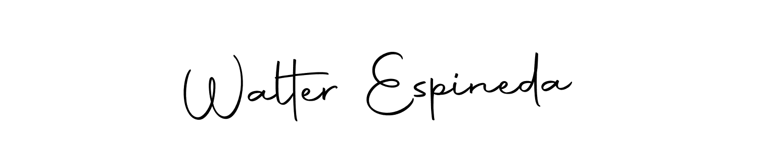 How to make Walter Espineda name signature. Use Autography-DOLnW style for creating short signs online. This is the latest handwritten sign. Walter Espineda signature style 10 images and pictures png