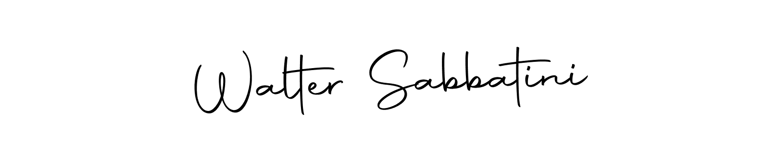 Make a beautiful signature design for name Walter Sabbatini. With this signature (Autography-DOLnW) style, you can create a handwritten signature for free. Walter Sabbatini signature style 10 images and pictures png