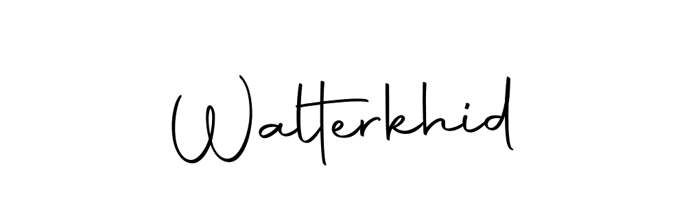 How to make Walterkhid signature? Autography-DOLnW is a professional autograph style. Create handwritten signature for Walterkhid name. Walterkhid signature style 10 images and pictures png