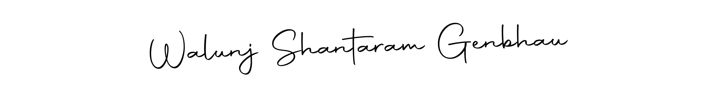 Check out images of Autograph of Walunj Shantaram Genbhau name. Actor Walunj Shantaram Genbhau Signature Style. Autography-DOLnW is a professional sign style online. Walunj Shantaram Genbhau signature style 10 images and pictures png