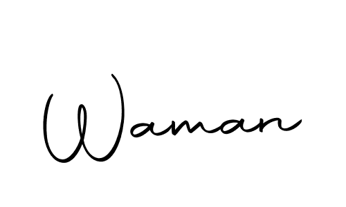 Similarly Autography-DOLnW is the best handwritten signature design. Signature creator online .You can use it as an online autograph creator for name Waman. Waman signature style 10 images and pictures png