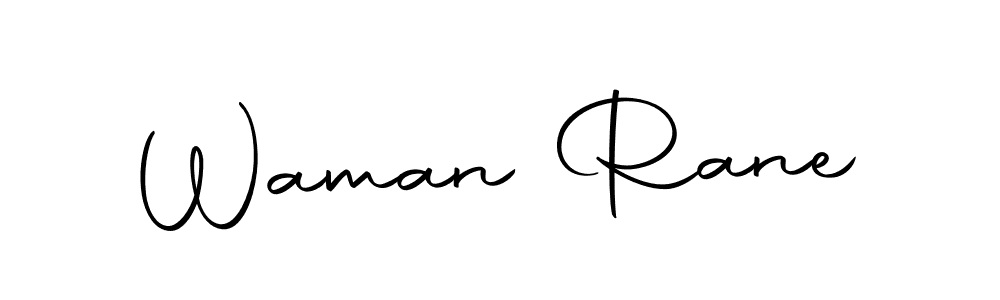 The best way (Autography-DOLnW) to make a short signature is to pick only two or three words in your name. The name Waman Rane include a total of six letters. For converting this name. Waman Rane signature style 10 images and pictures png