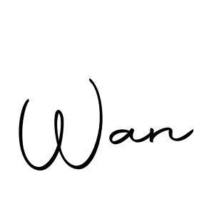 Also we have Wan name is the best signature style. Create professional handwritten signature collection using Autography-DOLnW autograph style. Wan signature style 10 images and pictures png