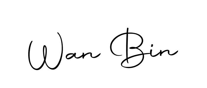 Create a beautiful signature design for name Wan Bin. With this signature (Autography-DOLnW) fonts, you can make a handwritten signature for free. Wan Bin signature style 10 images and pictures png