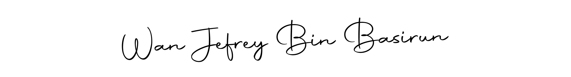 Also we have Wan Jefrey Bin Basirun name is the best signature style. Create professional handwritten signature collection using Autography-DOLnW autograph style. Wan Jefrey Bin Basirun signature style 10 images and pictures png