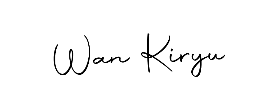 Make a beautiful signature design for name Wan Kiryu. Use this online signature maker to create a handwritten signature for free. Wan Kiryu signature style 10 images and pictures png