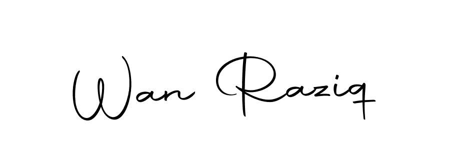 Similarly Autography-DOLnW is the best handwritten signature design. Signature creator online .You can use it as an online autograph creator for name Wan Raziq. Wan Raziq signature style 10 images and pictures png