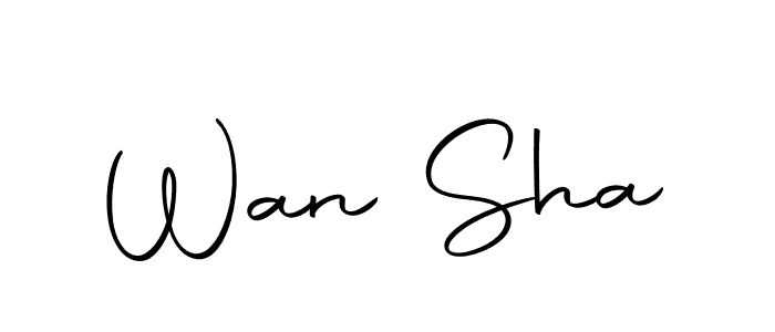 if you are searching for the best signature style for your name Wan Sha. so please give up your signature search. here we have designed multiple signature styles  using Autography-DOLnW. Wan Sha signature style 10 images and pictures png