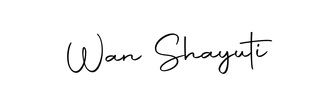 Similarly Autography-DOLnW is the best handwritten signature design. Signature creator online .You can use it as an online autograph creator for name Wan Shayuti. Wan Shayuti signature style 10 images and pictures png