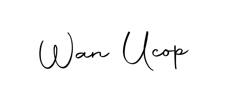 It looks lik you need a new signature style for name Wan Ucop. Design unique handwritten (Autography-DOLnW) signature with our free signature maker in just a few clicks. Wan Ucop signature style 10 images and pictures png