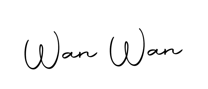 if you are searching for the best signature style for your name Wan Wan. so please give up your signature search. here we have designed multiple signature styles  using Autography-DOLnW. Wan Wan signature style 10 images and pictures png