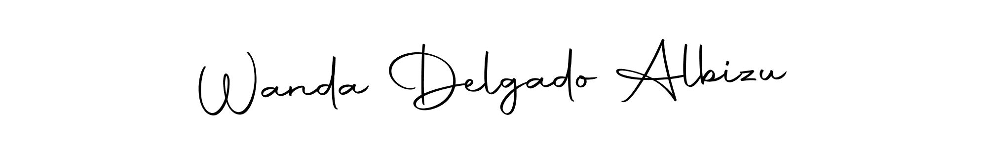 This is the best signature style for the Wanda Delgado Albizu name. Also you like these signature font (Autography-DOLnW). Mix name signature. Wanda Delgado Albizu signature style 10 images and pictures png