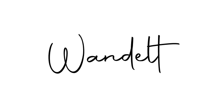 Make a beautiful signature design for name Wandelt. Use this online signature maker to create a handwritten signature for free. Wandelt signature style 10 images and pictures png