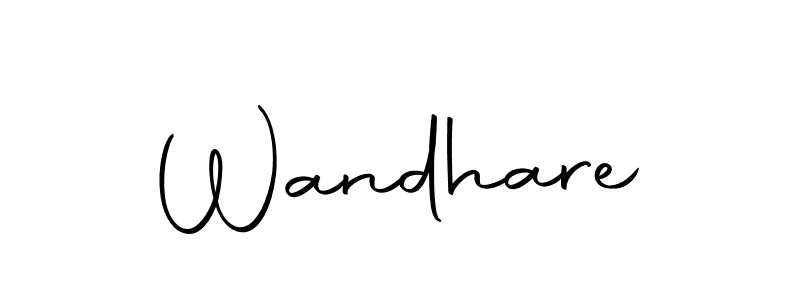The best way (Autography-DOLnW) to make a short signature is to pick only two or three words in your name. The name Wandhare include a total of six letters. For converting this name. Wandhare signature style 10 images and pictures png