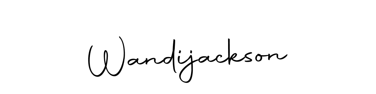 You should practise on your own different ways (Autography-DOLnW) to write your name (Wandijackson) in signature. don't let someone else do it for you. Wandijackson signature style 10 images and pictures png