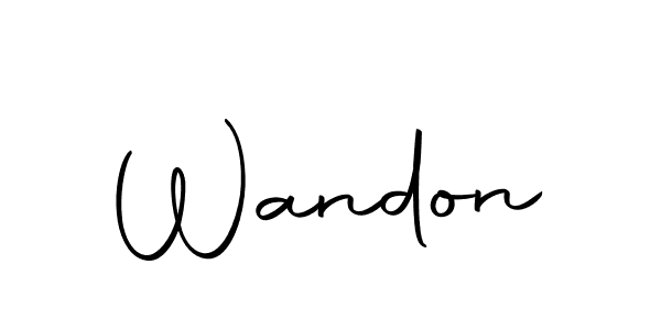 Similarly Autography-DOLnW is the best handwritten signature design. Signature creator online .You can use it as an online autograph creator for name Wandon. Wandon signature style 10 images and pictures png