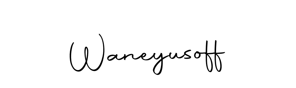 Also we have Waneyusoff name is the best signature style. Create professional handwritten signature collection using Autography-DOLnW autograph style. Waneyusoff signature style 10 images and pictures png