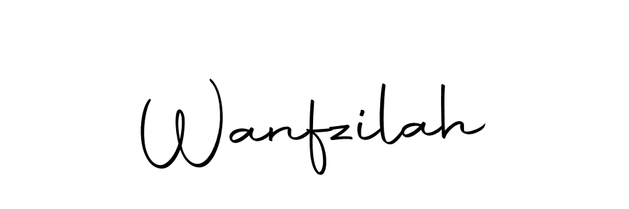 Similarly Autography-DOLnW is the best handwritten signature design. Signature creator online .You can use it as an online autograph creator for name Wanfzilah. Wanfzilah signature style 10 images and pictures png