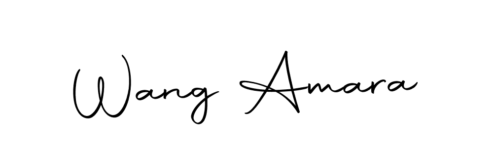 Wang Amara stylish signature style. Best Handwritten Sign (Autography-DOLnW) for my name. Handwritten Signature Collection Ideas for my name Wang Amara. Wang Amara signature style 10 images and pictures png