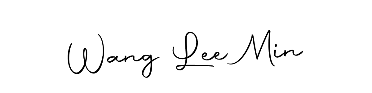 Also we have Wang Lee Min name is the best signature style. Create professional handwritten signature collection using Autography-DOLnW autograph style. Wang Lee Min signature style 10 images and pictures png