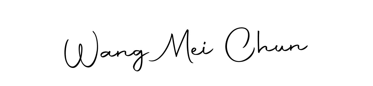 How to make Wang Mei Chun signature? Autography-DOLnW is a professional autograph style. Create handwritten signature for Wang Mei Chun name. Wang Mei Chun signature style 10 images and pictures png