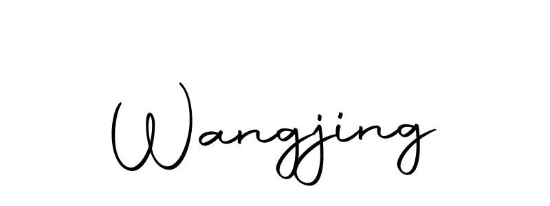 The best way (Autography-DOLnW) to make a short signature is to pick only two or three words in your name. The name Wangjing include a total of six letters. For converting this name. Wangjing signature style 10 images and pictures png