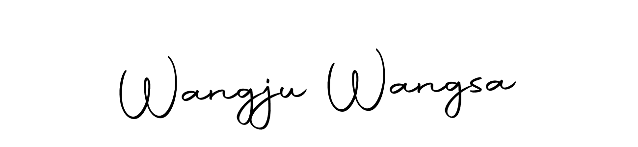 Use a signature maker to create a handwritten signature online. With this signature software, you can design (Autography-DOLnW) your own signature for name Wangju Wangsa. Wangju Wangsa signature style 10 images and pictures png