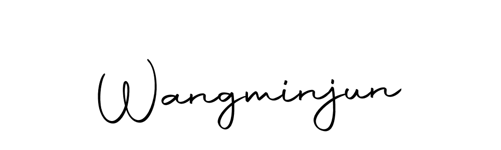 It looks lik you need a new signature style for name Wangminjun. Design unique handwritten (Autography-DOLnW) signature with our free signature maker in just a few clicks. Wangminjun signature style 10 images and pictures png