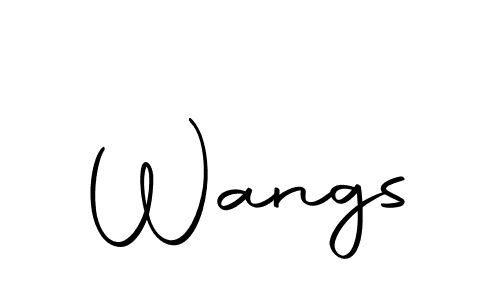 It looks lik you need a new signature style for name Wangs. Design unique handwritten (Autography-DOLnW) signature with our free signature maker in just a few clicks. Wangs signature style 10 images and pictures png