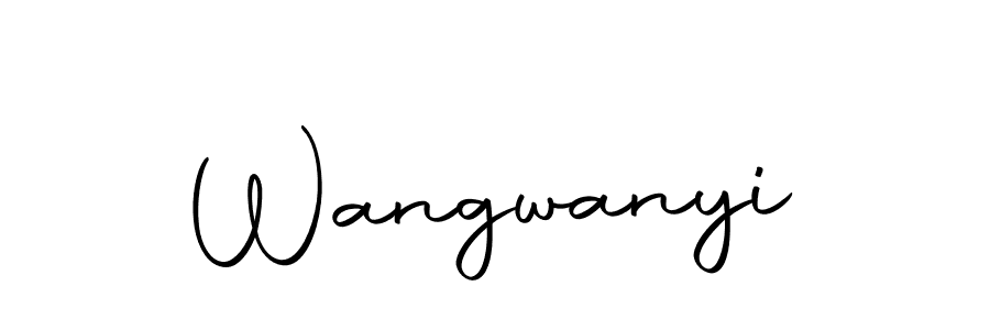 Wangwanyi stylish signature style. Best Handwritten Sign (Autography-DOLnW) for my name. Handwritten Signature Collection Ideas for my name Wangwanyi. Wangwanyi signature style 10 images and pictures png